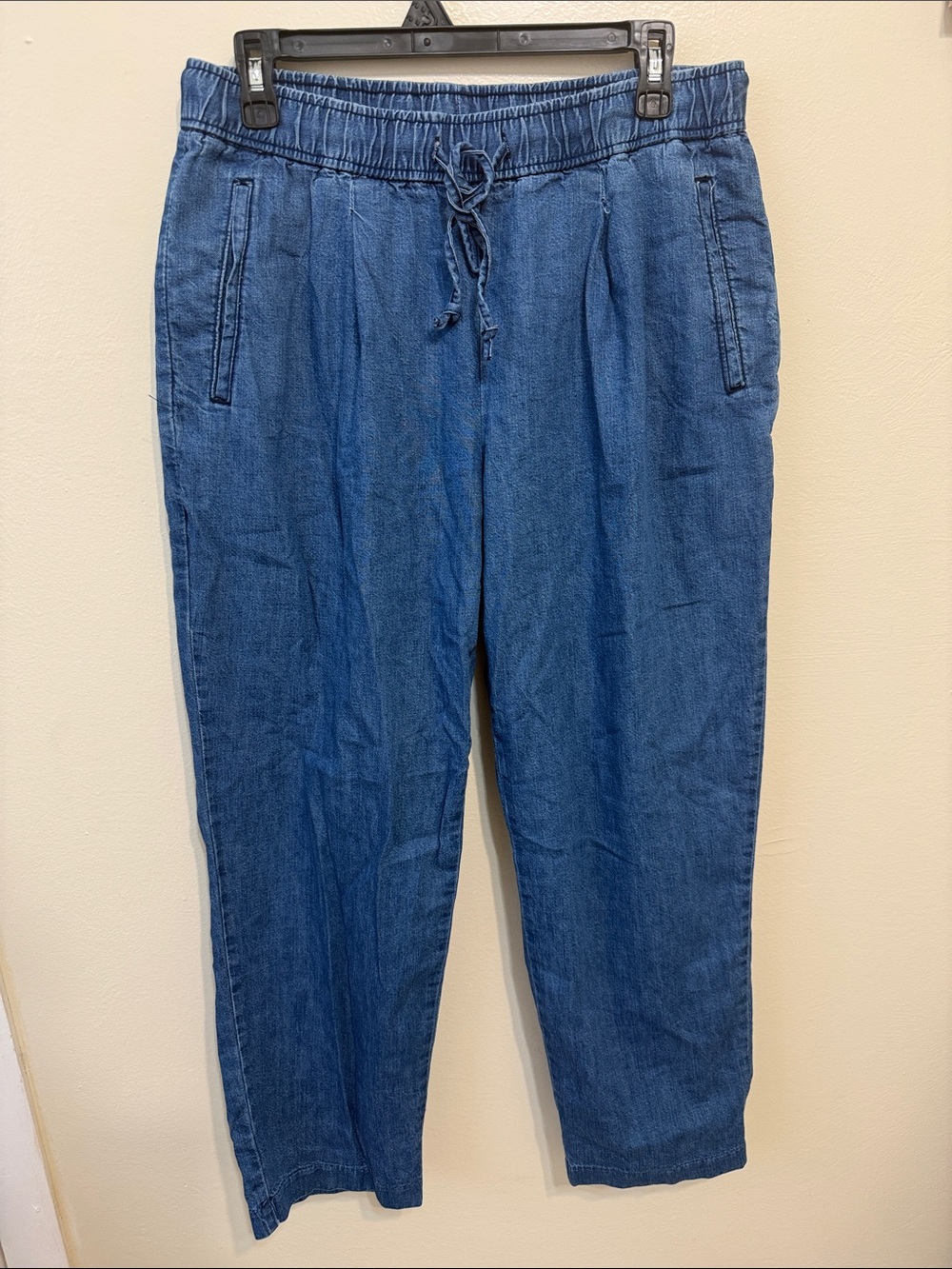Old Navy Blue High-Rise Billie Denim Joggers